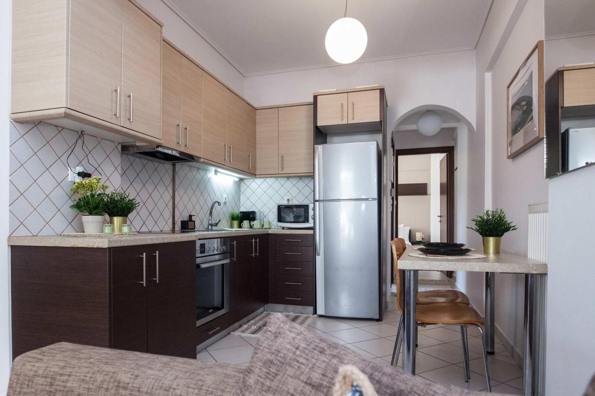 Apartment Bright 1 Bd In Ampelokipoi With Balcony