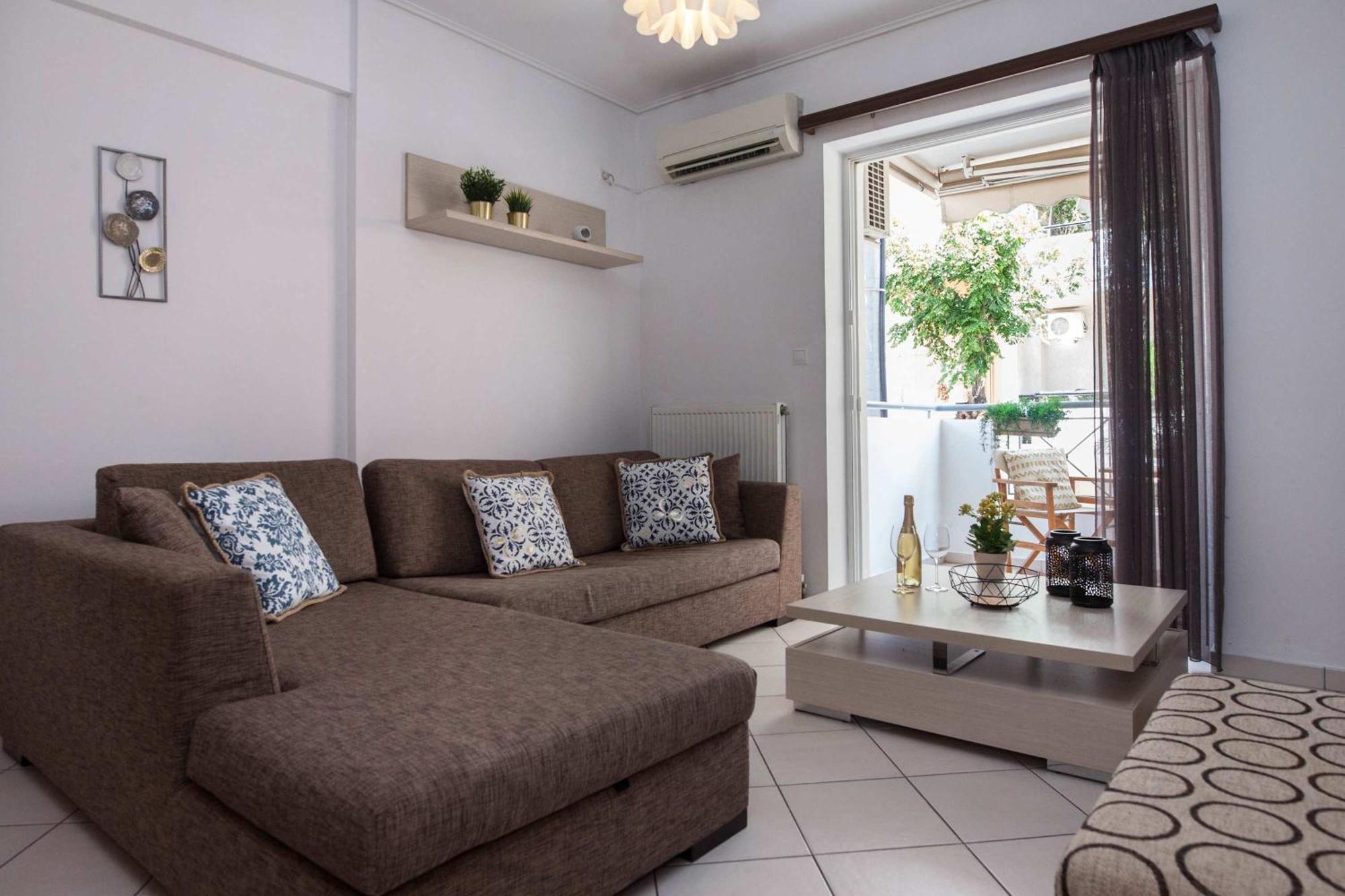 Bright 1 Bd In Ampelokipoi With Balcony Apartment Athens