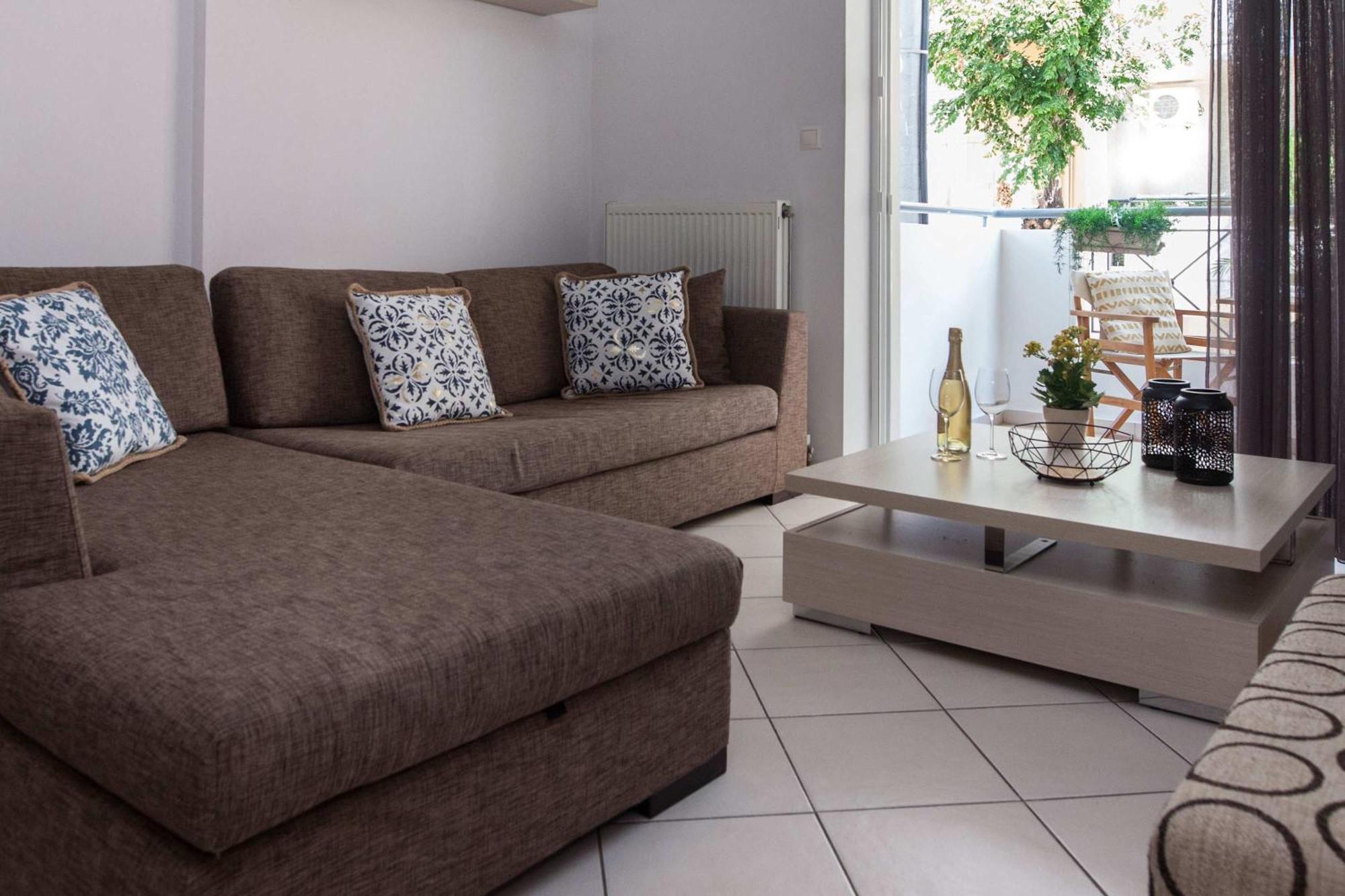 Bright 1 Bd In Ampelokipoi With Balcony Apartment *