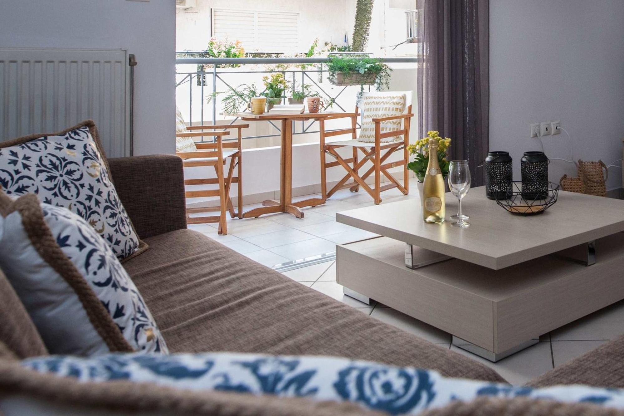 Bright 1 Bd In Ampelokipoi With Balcony Athens